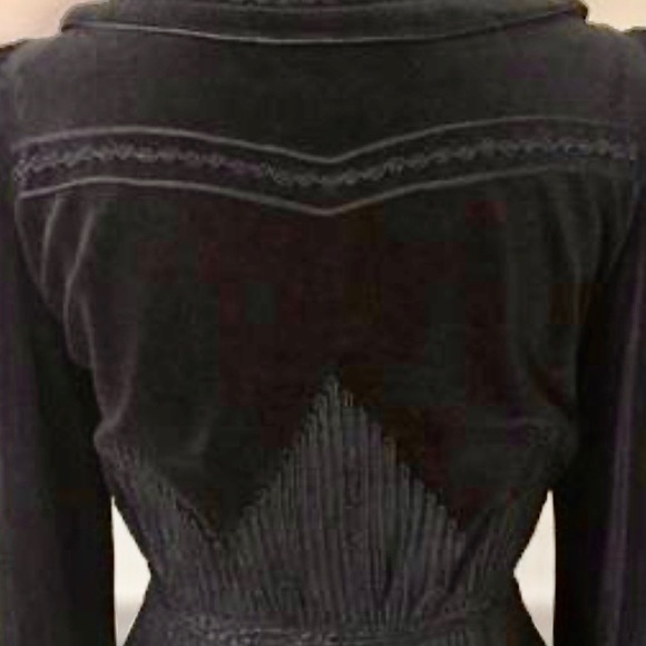 Silence & Noise Embellished Velvet Jacket Edwardian style - Picture 2 of 8